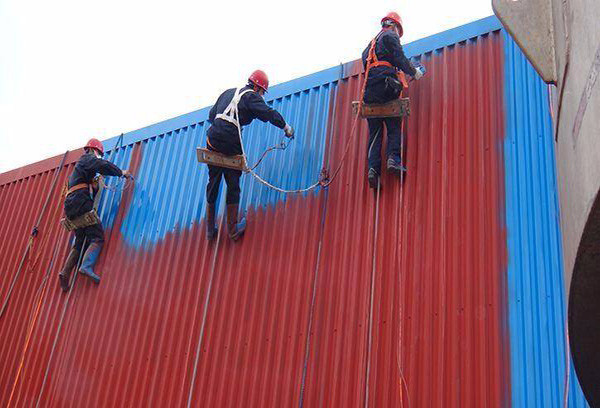 鋼結構彩鋼板翻新(圖1) 鋼結構彩鋼板翻新(圖1)